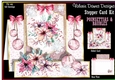 FRAME STEPPER CARD - Poinsettias & Baubles