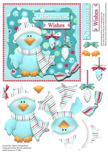 Christmas Wishes little bird