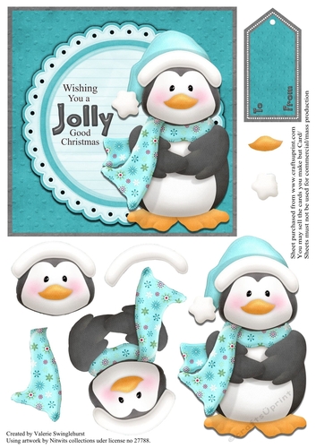 Jolly Good Christmas Penguin