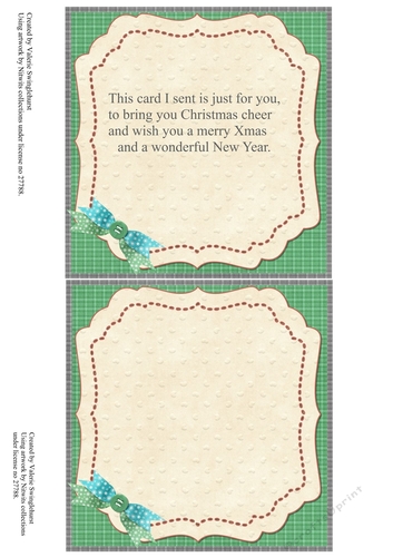 Two on a sheet to match Jolly Good Christmas Snowman