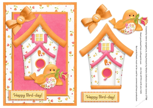 Happy - Birday Bird House