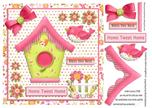 Home Tweet Home quick card front