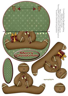 Merry Christmas from the Sweet Gingers Rocker Card