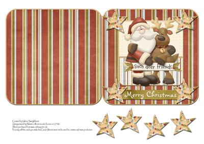 Such Deer Friends Quick Cut and Fold Card