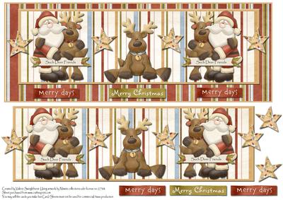 Dl Such Deer Friends Card Front