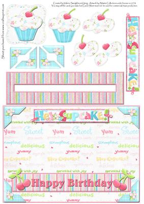 Hey Cupcake Birthday Penny Slider