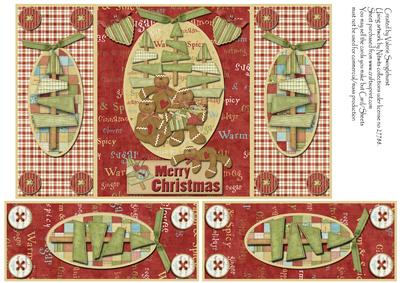 Gingerfella's Gatefold Merry Christmas Card