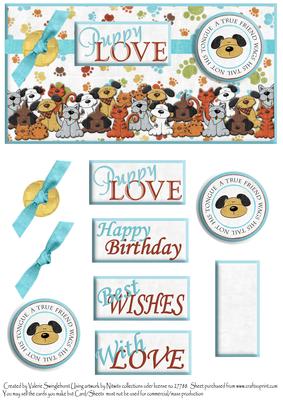 Puppy Love Dl Card Front