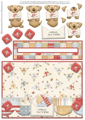 Puppy Love Penny Slider for Various Occasions