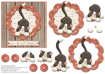 Ready to Pounce Cats Whiskers Card Front