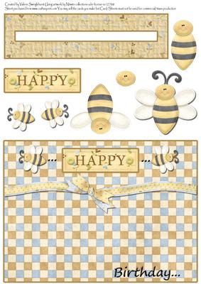 Happy Birthday Bumble Penny Slider