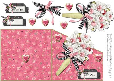 Just for You a Bouqeut of Flowers Card
