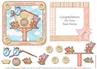 Congratulations on Your New Home Birdhouse