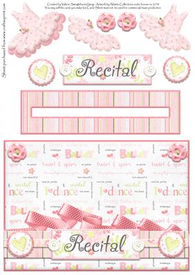 Pretty Pink Tutu Girls Ballet Recital Penny Slider