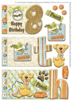 Happy 8th Birthdayumber Book Sheet