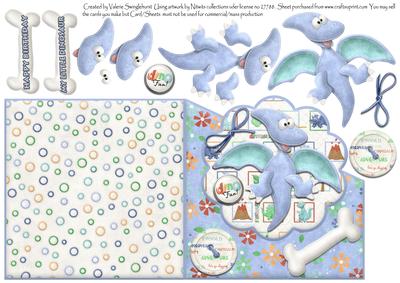 Little Flying Dinosaur Childs Birthday