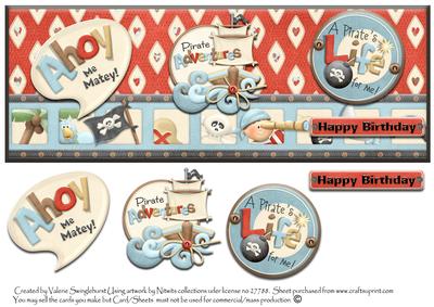 Pirate Adventures Dl Card Front