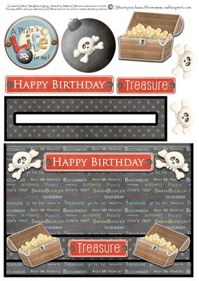 Pirate Treasure Penny Slider