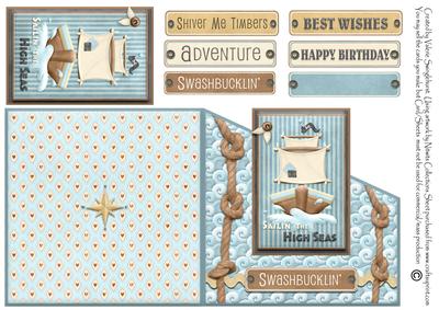 Sailin' the High Seas Over the Edge Card