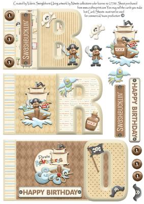 Swashbucklin' Bro Pirate Wordbook Sheet