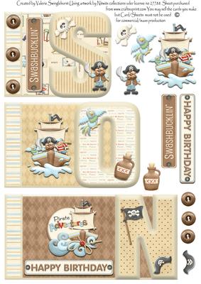 Swashbucklin' Son Pirate Wordbook Sheet