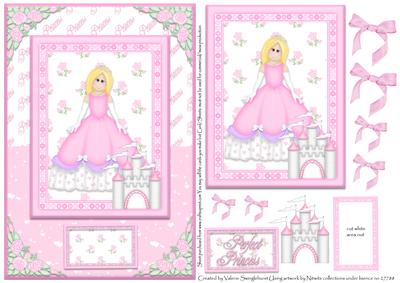 Pink Perfect Princess Quick Card Front