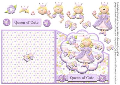 Queen of Cute Diagonal Over the Edge