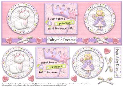 I Was'nt Born a Princess But Dl Card Front