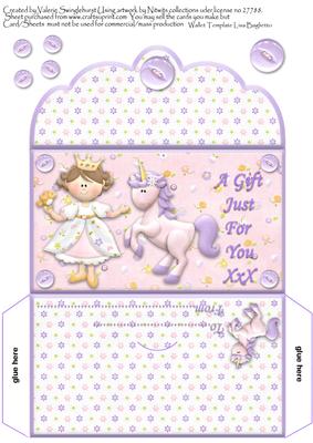 The Princess & Her Unicorn Money Wallet