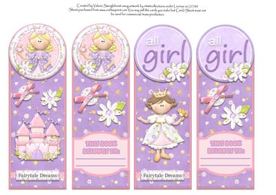 Fairytale Dreams / All Girl Bookmarks