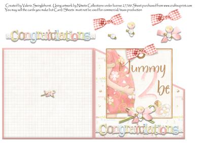 Congratulations Mummy to Be Over the Edge Card