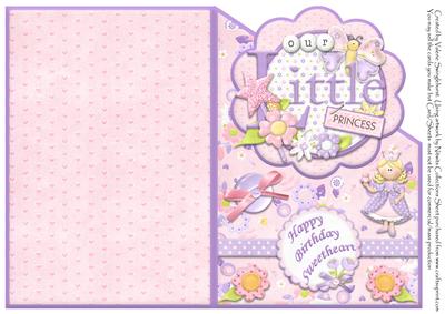 Our Little Princess Happy Birthday Sweetheart Quick Card