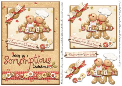 Wishing You a Scrumptious Christmas Card Front