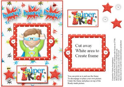 Hooray Hooray Hooray 1 Super Kid Photo Card Front