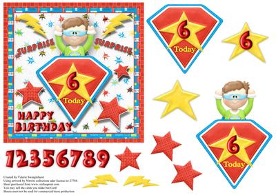 Surprise Happy Birthday Various Ages Card Front