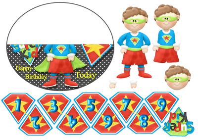 Happy Birthday Today No Hole Over the Edge Wobble Age Card