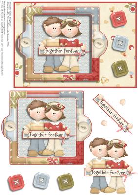 Together Forever Sweethearts Card Front