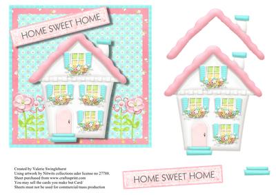 Home Sweet Home Topper/card Front