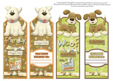 My Best Friend, Doggie Pals Bookmarks