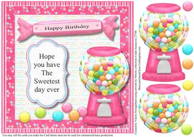 Hope You Have the Sweetest Day Ever 8x8 Card Front