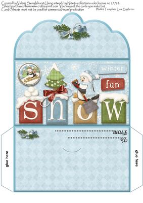 Penguin Snow Winter Fun Christmas Money Wallet
