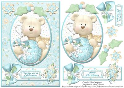 Beary Merry Christmas Quick Card Front