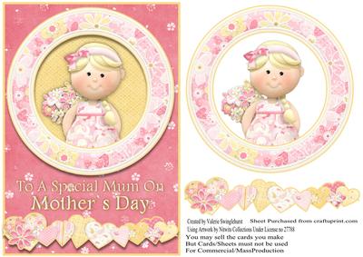 To a Special Mum on Mother's Day Quick Card Front