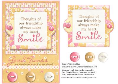 Good Times Better When Shared Quick Card Front