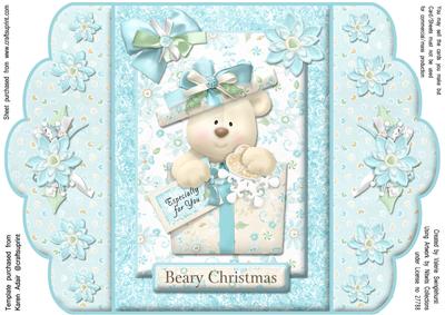 Especially for You Beary Christmas Gatefold Card
