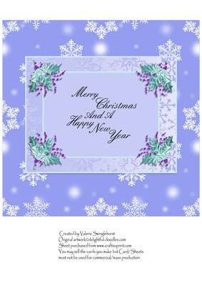 Matching Insert for Snowmen from Our Family to Your Family