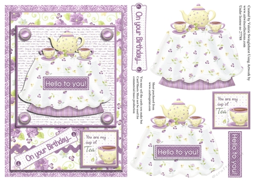 Hello to you my cuppa tea