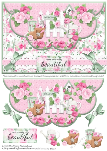 Pretty Scallop Envelope card front Make every Day Beautiful 