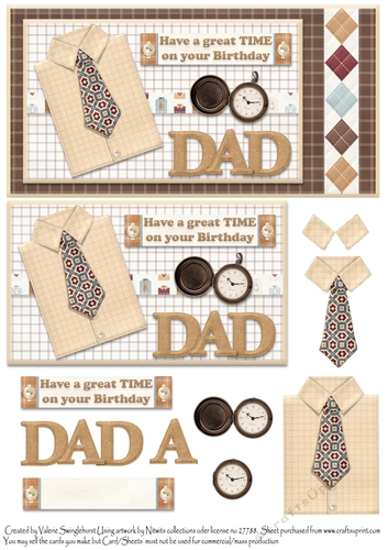 Have a Great Time on your Birthday DAD Quick DL card front