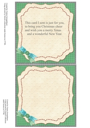 Two on a sheet to match Jolly Good Christmas Snowman
